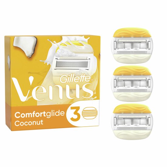 Lames de rasoir Gillette Venus - Comfortglide Noix de coco - 3 pièces