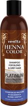 Venita HENNA COLOR Kleurbeschermende Natuurlijke Voedende Shampoo voor Platinum / Blond / Grijs Haar 250ml