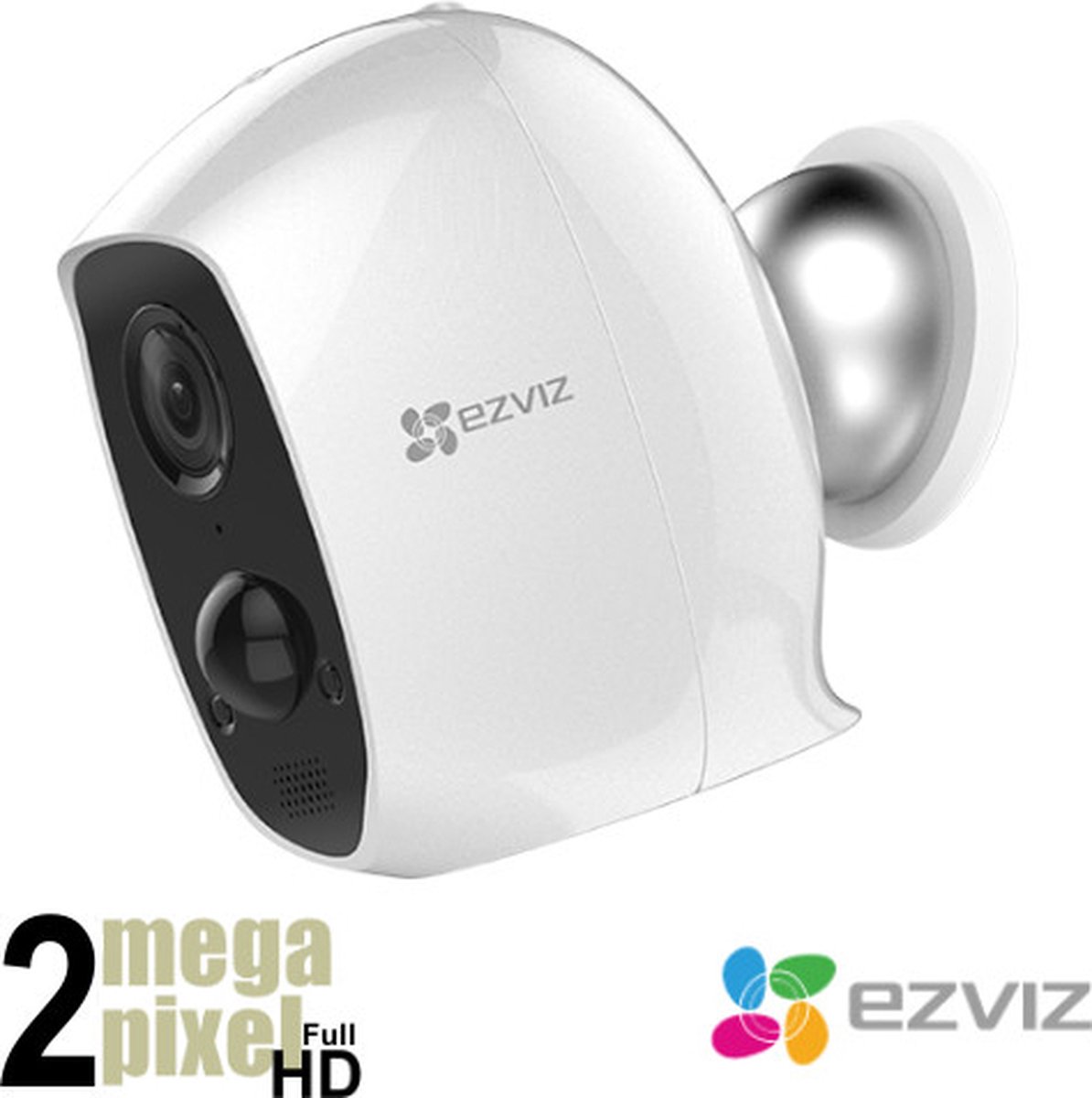 Ezviz Full HD wificamera C3A - 7.5 meter nachtzicht - batterij - speaker - SD-kaart slot - EZC3A