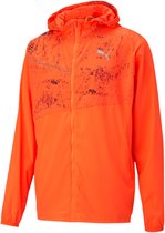 Puma · Run Graphic hoodie jas unisex - Oranje - Maat L