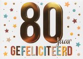 Carte - Marguerite - félicitations 80 ans - DSY034