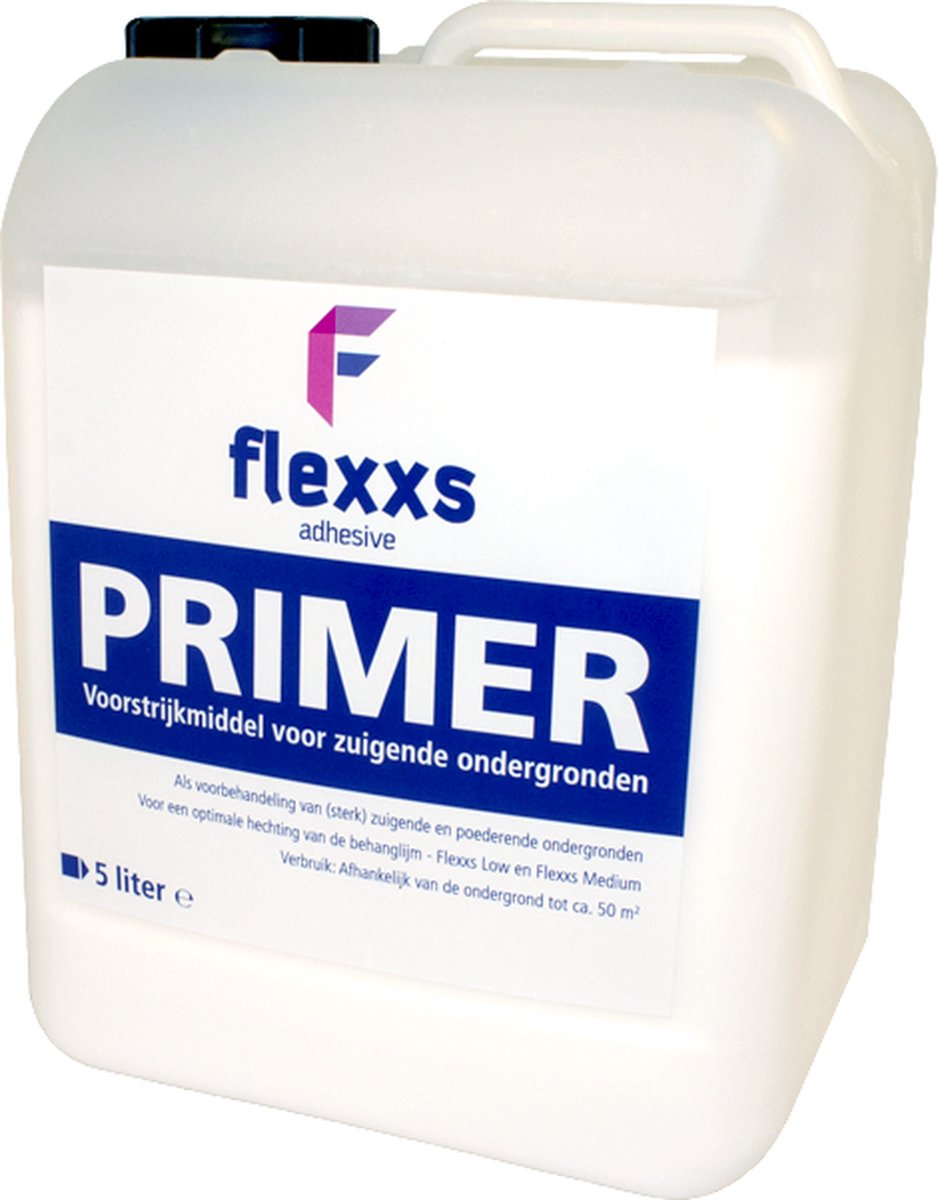 Primer - Flexxs- behangprimer - zuigende ondergronden- 2.5L - fotobehang