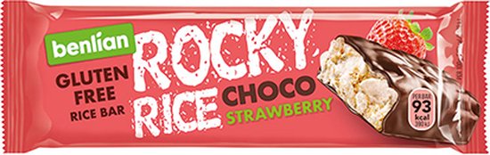 Benlian - Rocky Rice Choco Strawberry - 20 Repen | bol