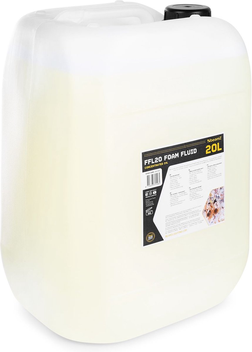 BeamZ FFL20 schuimvloeistof 20 liter - Geconcentreerd