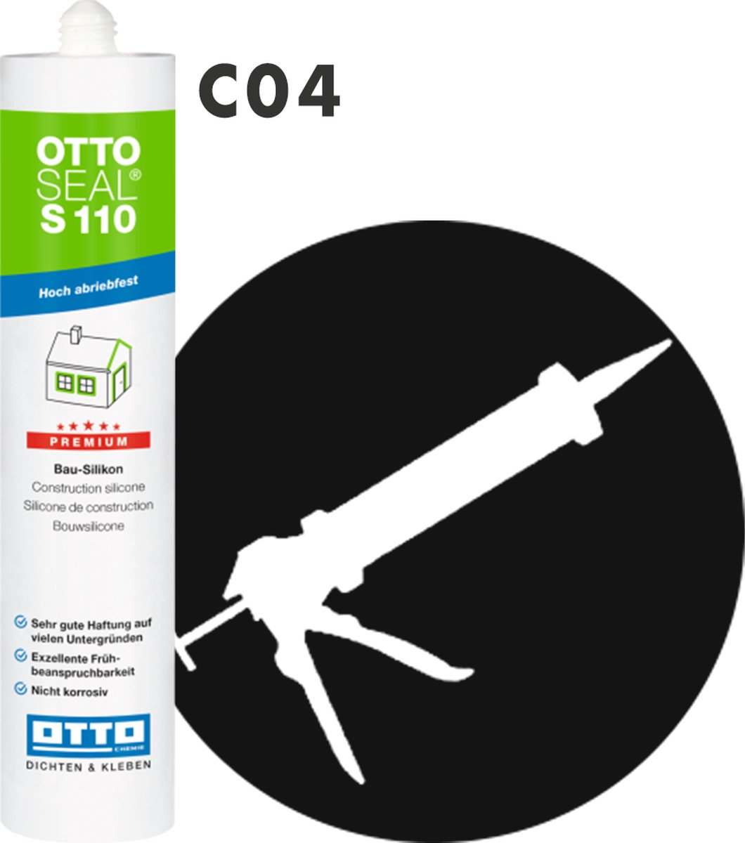 Ottoseal S110, 310ml, Schwarz |Zwart