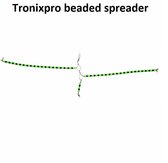 Tronixpro beaded spreader - size 8mm - zwart/ groen