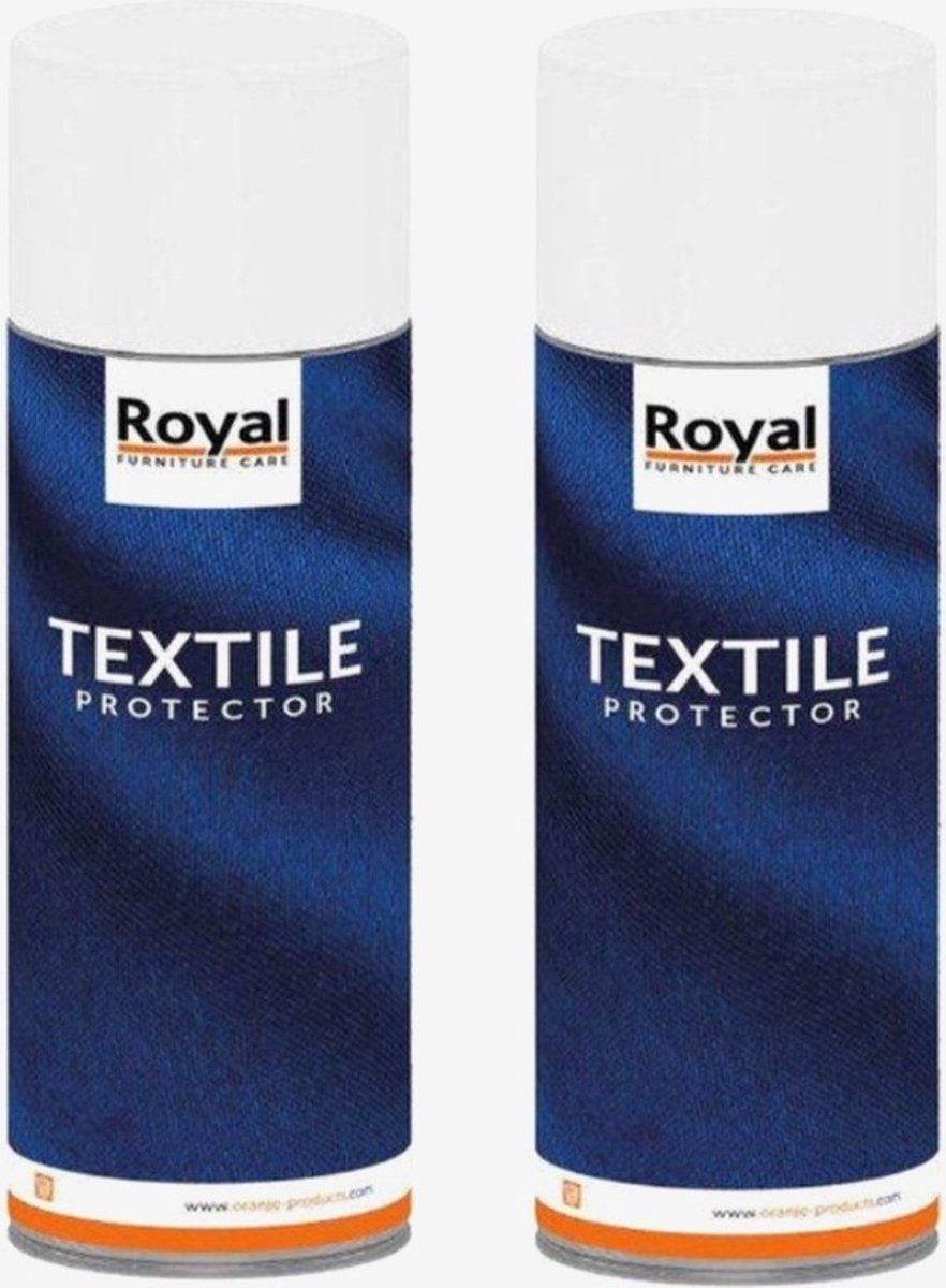 Royal Furniture Care - Textiel beschermer - Spray - 2-pack promission - 1000ml - vuil afstotend - Oranje Furniture Care