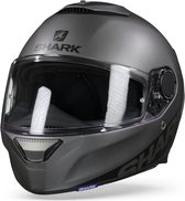 SHARK SPARTAN 1.2 BLANK Motorhelm integraalhelm Mat Antraciet Mat - Maat XL