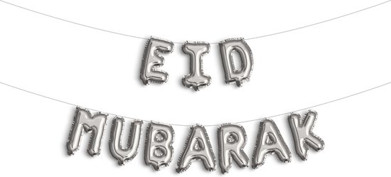 EID Mubarak - Suikerfeest decoratie - Folieballonnen en slingers - Ramadan  2023 - EID... | bol.com
