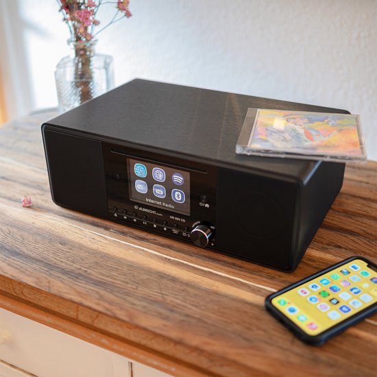 Radio Albrecht DR 895 - Digitale DAB+/FM, Bluetooth, Wi-Fi, 2x15W, Display TFT