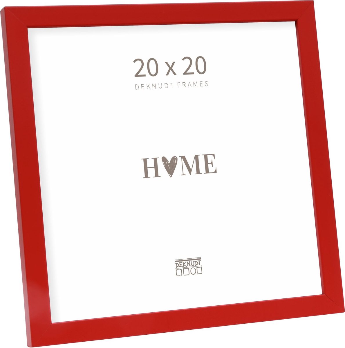 Deknudt Frames fotolijst S43AK4 - rood - voor foto 20x20 cm