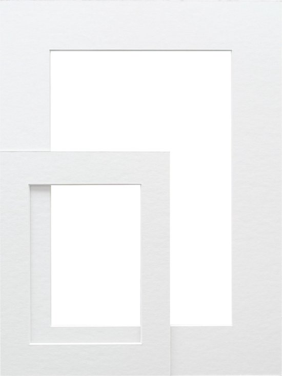 Deknudt Frames passe-partout - blanc - photo 15x23 - format extérieur 20x30