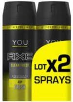 Axe You - deodorant spray - 2 x 150 ml