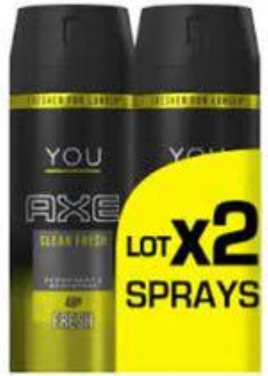 Axe You - deodorant spray - 2 x 150 ml