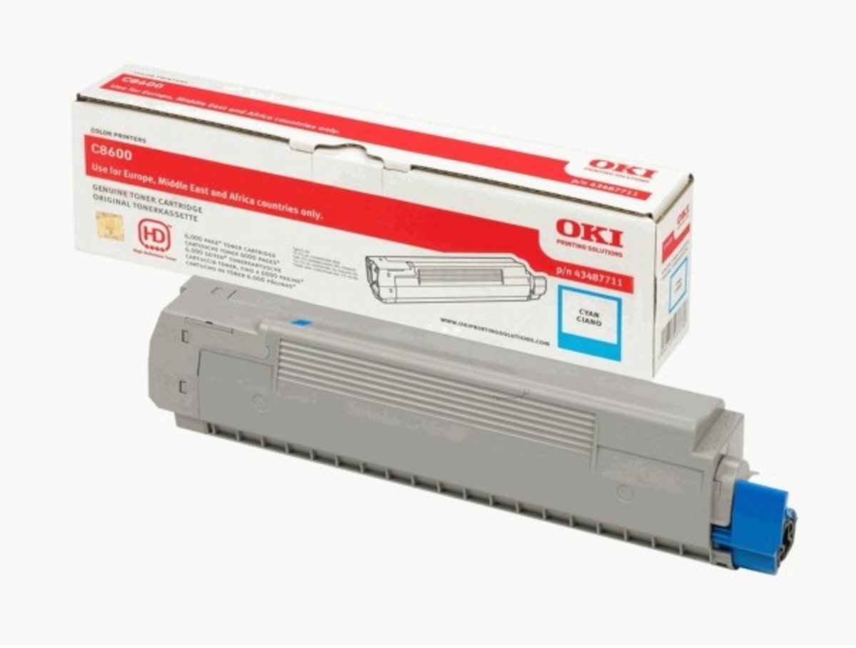 Oki 43487711 - Tonercartridge Cyaan