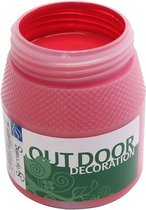 Decoratieverf - Buitenverf - Rood - Outdoor Verf - 250 ml