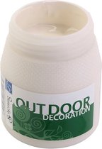Decoratieverf - Buitenverf - Wit - Outdoor Verf - 250 ml