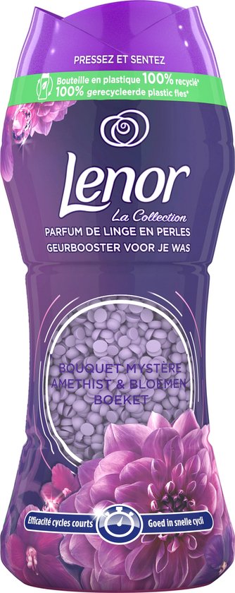 Lenor Amethist en bloemen - In-Wash Geurbooster - Voordeelverpakking 6 x 16  wasbeurten | bol