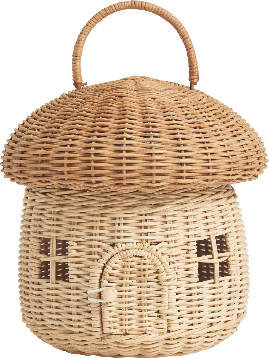 Olli Ella - Rotan Mushroom Basket - Mand - Paddenstoelmand