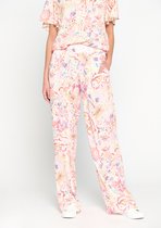 LOLALIZA Broek met paisleyprint - Ecru - Maat 46