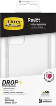 OtterBox React Samsung S22 Plus Hoesje Transparant + Screen Protector
