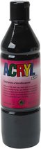 Acrylverf - Zwart - ACRYL - 500 ml