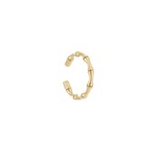 Michelle Bijoux - Ring - Bamboo - Goudkleurig - Verstelbare ring - One Size - Staal