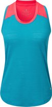 Ronhill Life Wellness Vest Dames - sportshirts - blauw/roze - maat S