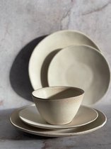 Portugees servies - salade bord  - keramiek - set van 4 - 22 cm rond