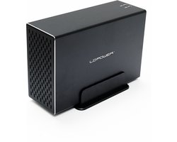 2x Externe Behuizing 3.5'' RAID - USB 3.2 Gen 1x1 - Geschikt voor 2 x 3.5'' SATA I/II/III HDDs (18TB max. elk) - Functie RAID (0, 1, Large, Normaal)