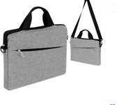 Ariko Universele luxe Bag & Schoudertas Voor 12-14 Inch Notebooks - Laptop Tas -  13.3" Tas Case - Dames & Heren - Grijs