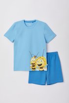Woody pyjama jongens - blauw - Maya de Bij - 221-1-CPH-Z/810 - maat 104