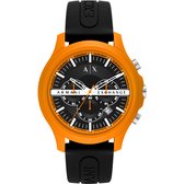 Armani Exchange Hampton AX2438 Horloge - Siliconen - Zwart - Ø 45 mm