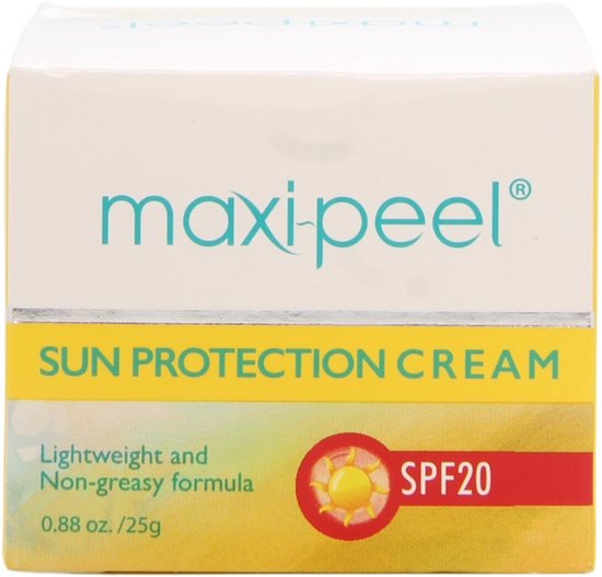 MaxiPeel Sun protection cream SPF 20