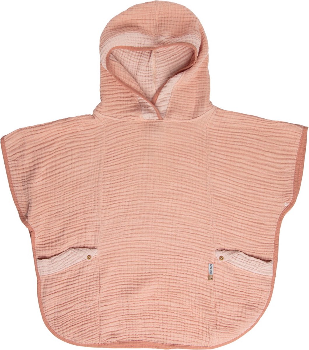 Goedkoopste bébé-jou Poncho Badcape - 86/98 - Pure Cotton Pink