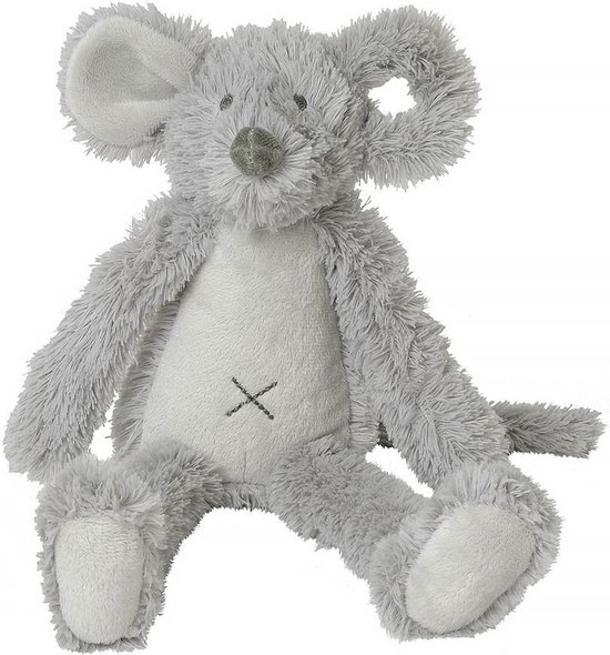 Happy Horse Muis Mindy Knuffel 30cm - Grijs - Baby knuffel