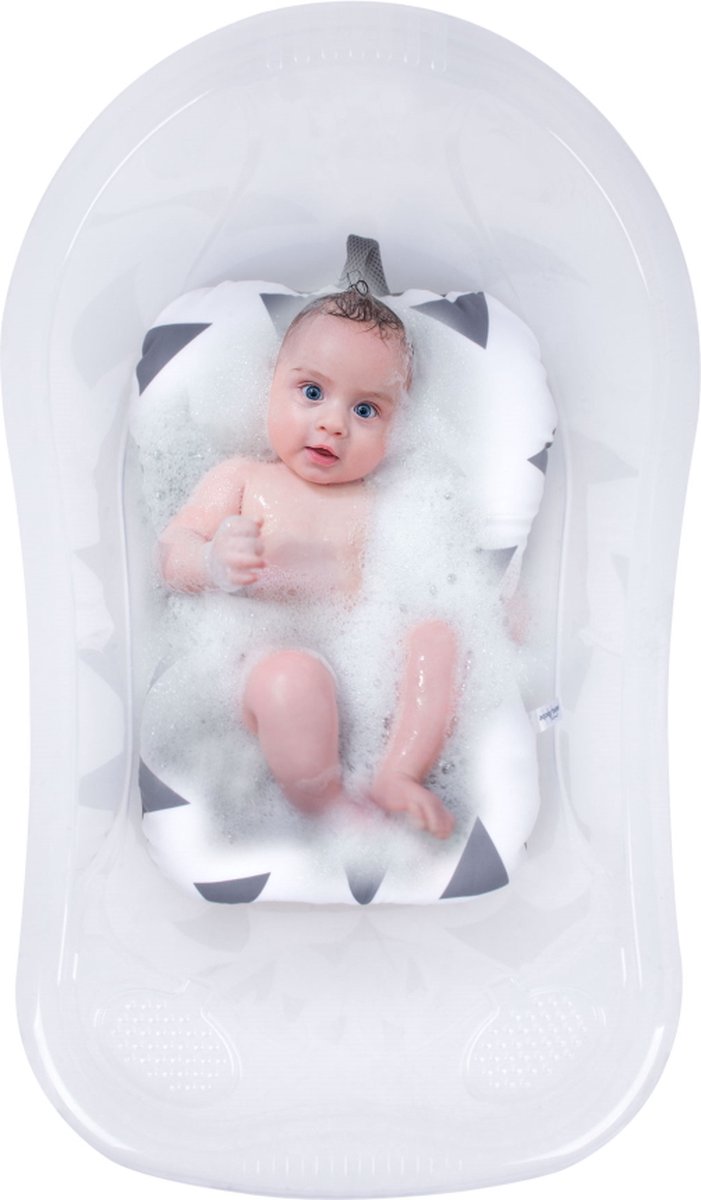 Sevibaby Cozy Triangle Grey Baby Badkussen 69-141 van Sevi — afbeelding 3