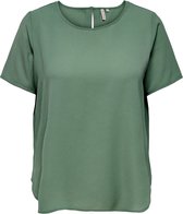 Only Carmakoma Carluxjoy top groen maat 48