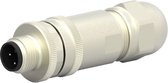 TE Connectivity T4111011031-000 Sensor/actuator connector, niet geassembleerd M12 Aantal polen: 3 Stekker, recht 1 stuk