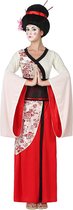 Rood en wit geisha kostuum voor vrouwen - Verkleedkleding