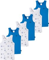 Schiesser Jongens onderhemd 6 pack Kids Boys fijnrib Organic Cotton