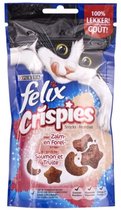 8x Felix - Crispies met Zalm en Forel - 8 verpakkingen van 45g