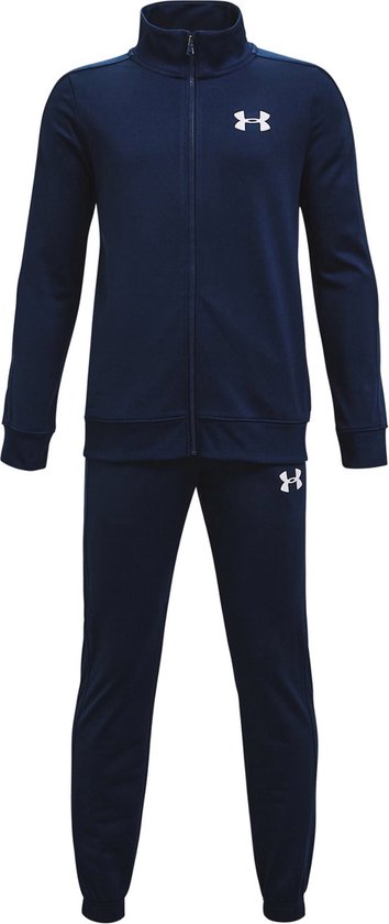 Foto: Under armour ua knit track suit jongens trainingspak blauw maat 152