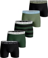 Bjorn Borg - Boxers 5Pack Groen Zwart - L - Body-fit