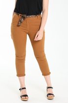 Cassis Dames Broek met een sjaaltje als riem - Broek - Maat 42