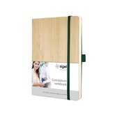 Sigel - cahier - A5 - Conceptum Nature Edition - Bamboo - couverture souple - 194 pages - points - papier 80 grammes - SI-CO671
