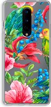 Case Company® - OnePlus 8 hoesje - Papegaaien - Soft Cover Telefoonhoesje - Bescherming aan alle Kanten en Schermrand