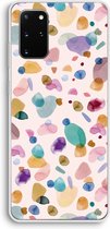 Case Company® - Samsung Galaxy S20 Plus hoesje - Terrazzo Memphis - Soft Cover Telefoonhoesje - Bescherming aan alle Kanten en Schermrand