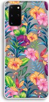 Case Company® - Samsung Galaxy S20 Plus hoesje - Tropisch 2 - Soft Cover Telefoonhoesje - Bescherming aan alle Kanten en Schermrand