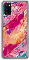 Case Company® - Samsung Galaxy A41 hoesje - Pastel Echoes - Soft Cover Telefoonhoesje - Bescherming aan alle Kanten en Schermrand